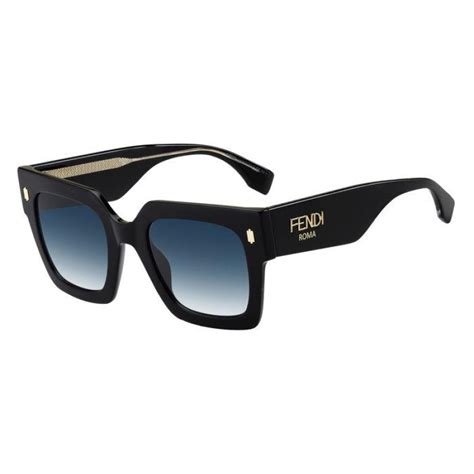 fendi 0457/g/s full rim rectangular black sunglasses|FF 0457/G/S Sunglasses Frames by Fendi .